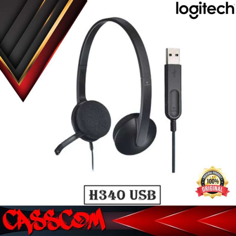 Promo Logitech H340 USB Headset di 