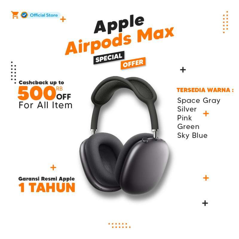 Promo Apple AirPods Max White Black Red 