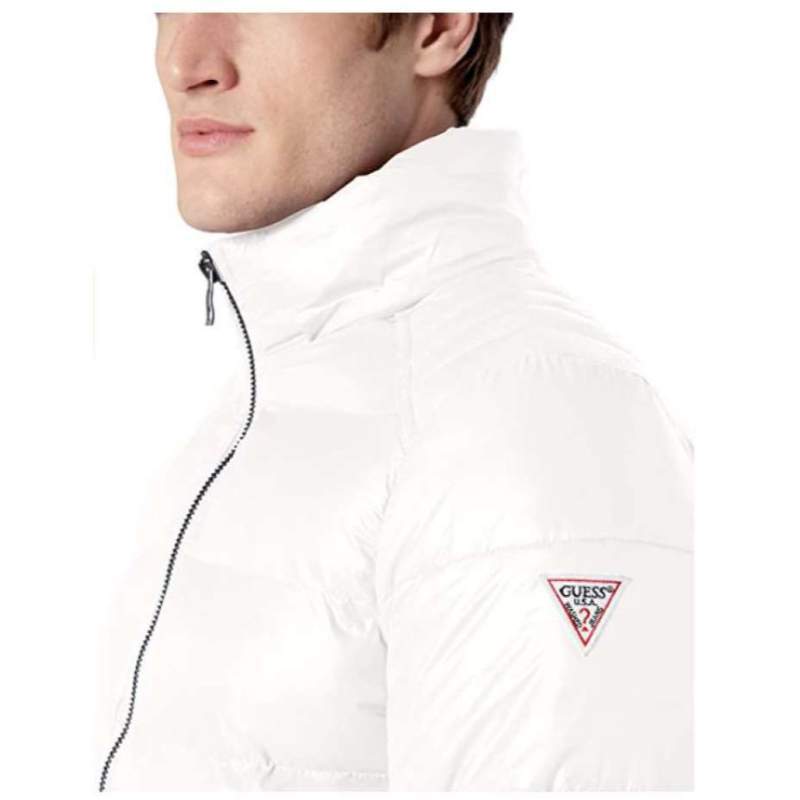 guess windbreaker white