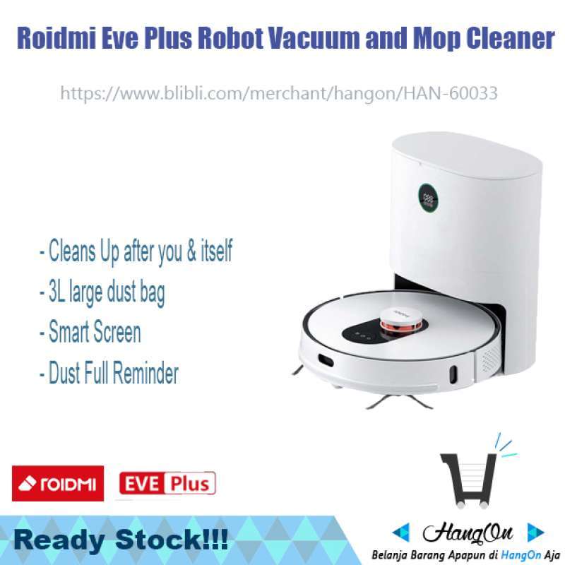 Promo Roidmi Eve Plus Robot Vacuum and 