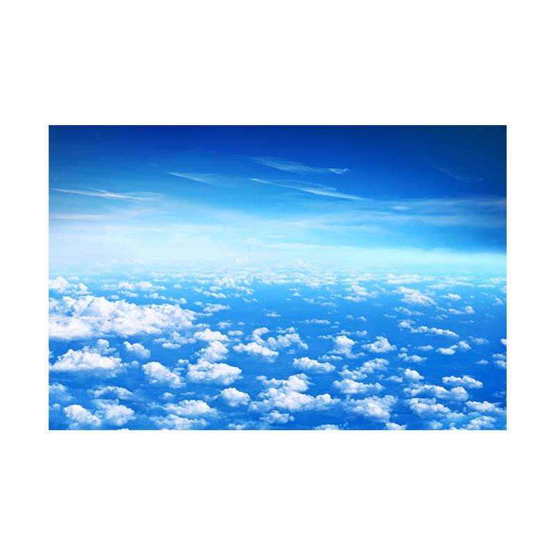 Jual Wingman 3492 Clouds Blue Sky Wallpaper 3d Dekorasi Dinding Online Oktober 2020 Blibli Com