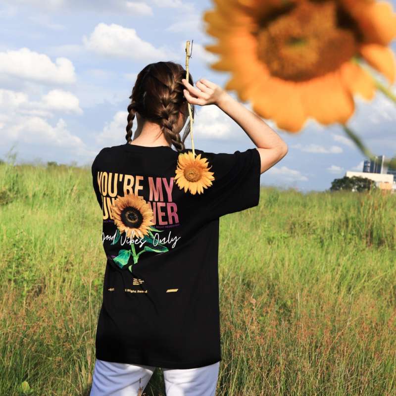 Shirt Sunflower Oversize Tee | Kaos 