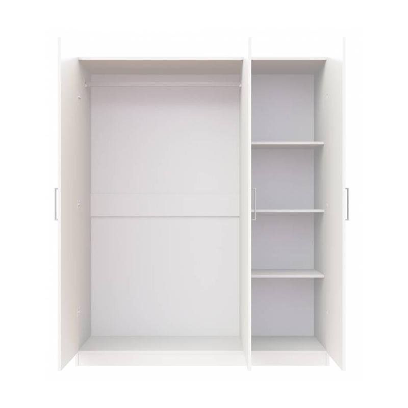 Jual Jysk Price Star 3 Doors Wardrobe White Online Juli 2020 Blibli Com