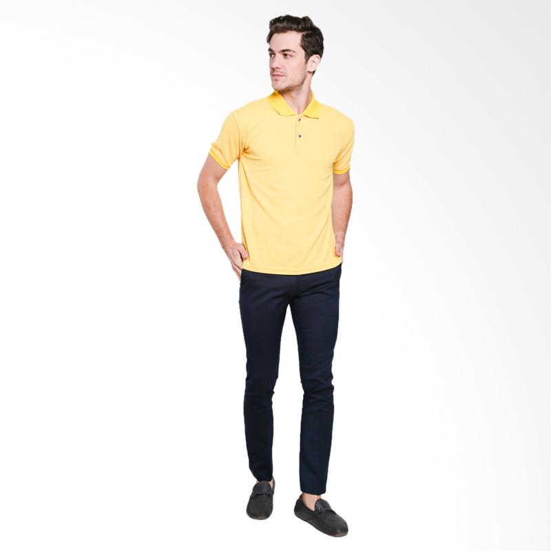 Jual VM Kaos Polo Shirt - Kuning di 