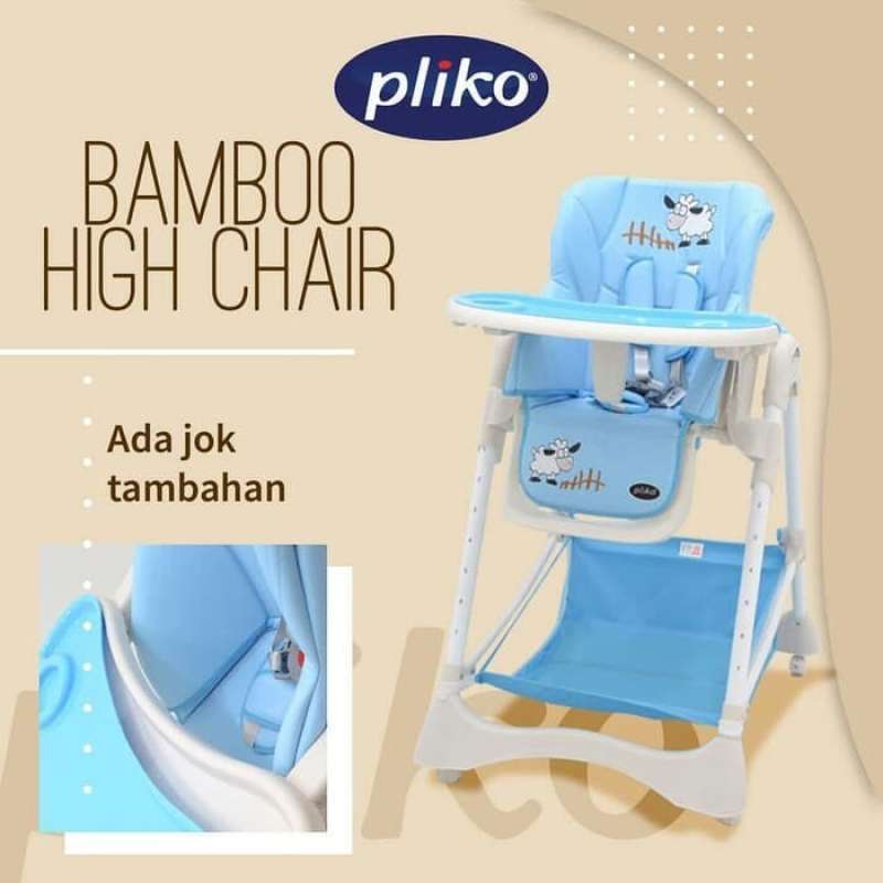 High chair top pliko bamboo