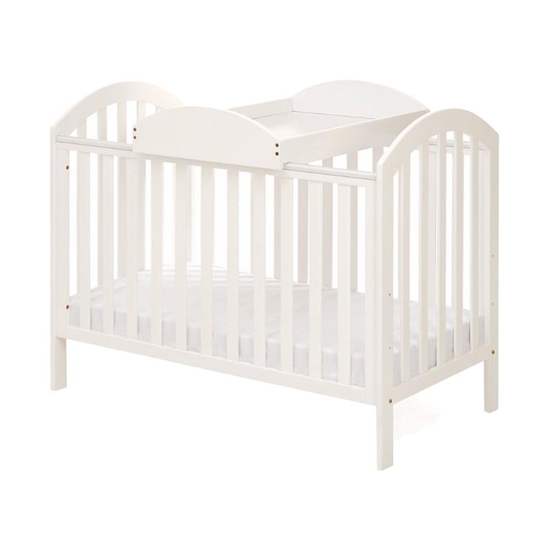 white cot top changer