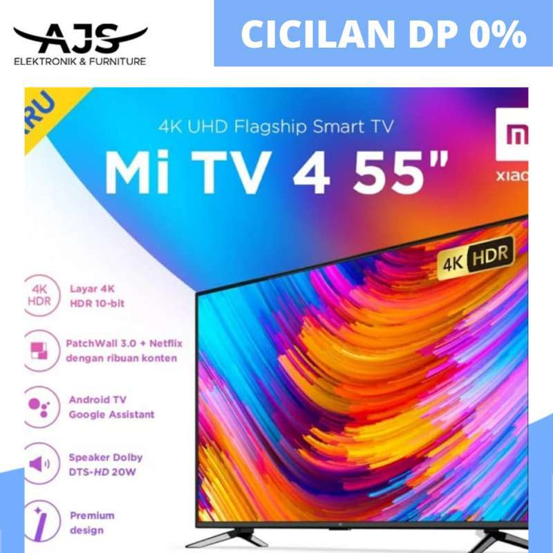 Mi TV 4 55 Bezel-less 4K LED Smart TV 