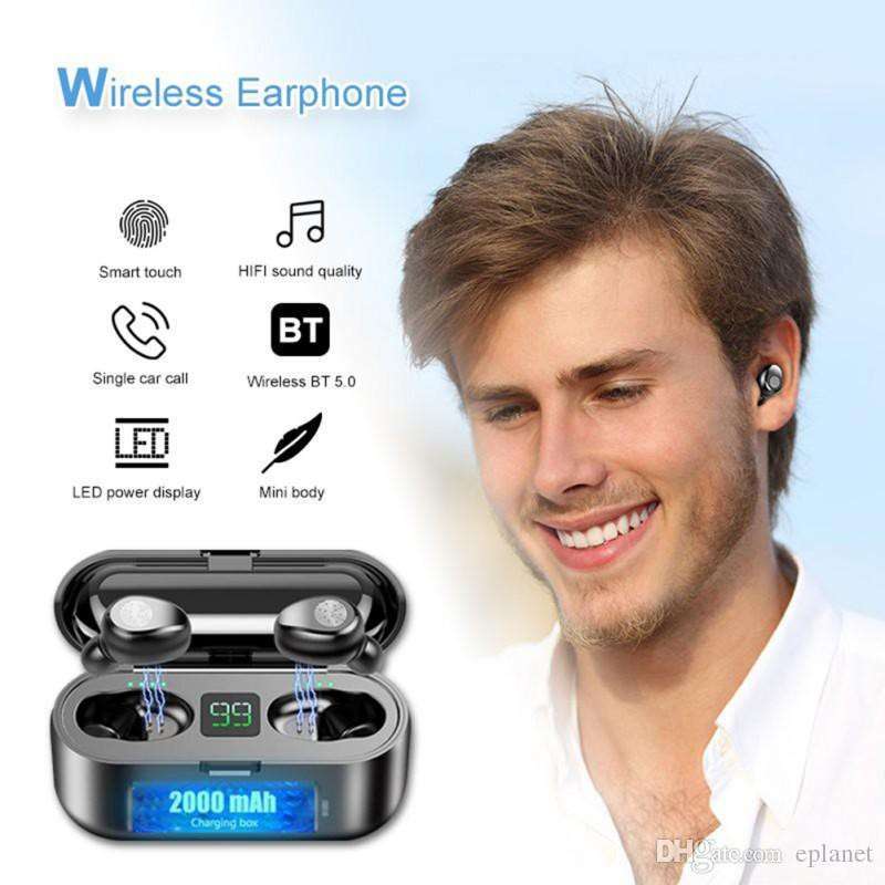 Earphone tws best sale f9