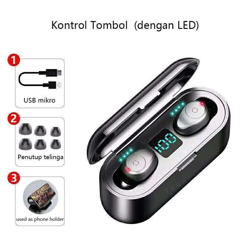 Promo Earphone Tws F9 Diskon 53% Di Seller Sukses Olshop
