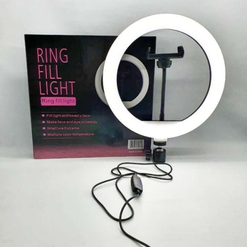 Promo Ringlight Ring Light Lampu Selfie 26cm 26 cm Besar LED Holder Jumbo -  Ring 26cm di Seller Laris Jaya Berkah Abadi - Kota Jakarta Barat, DKI  Jakarta | Blibli