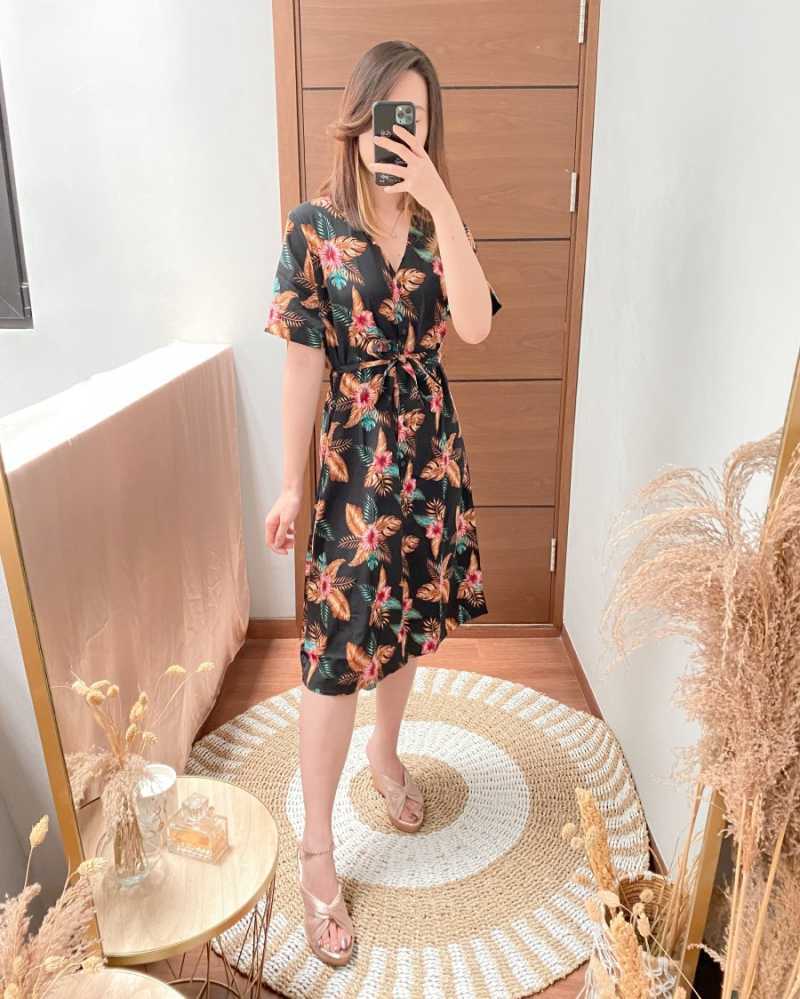 Promo KUROTA SHOP DRESS MIDI WANITA 
