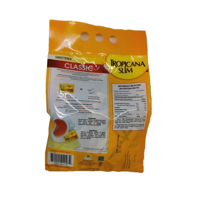 Jual Tropicana Slim Classic Sweetener 160 Sachet di Seller ...