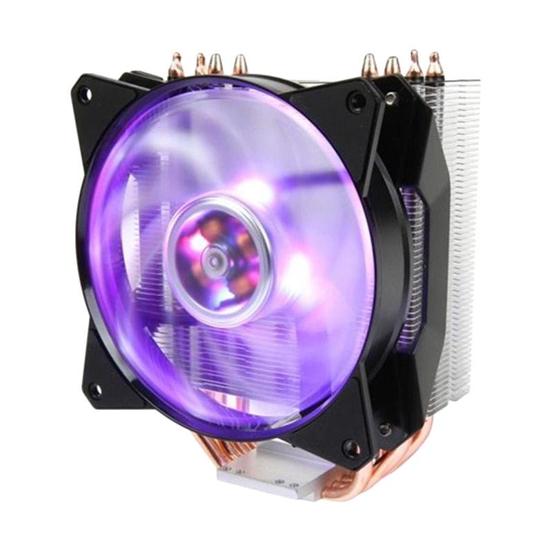 Cooler Master Masterair MA410P Fan Cooler with MasterFan 120 Air Balance  RGB Heat Pipes Master Fan 120mm [Intel/AMD AM4 Support]