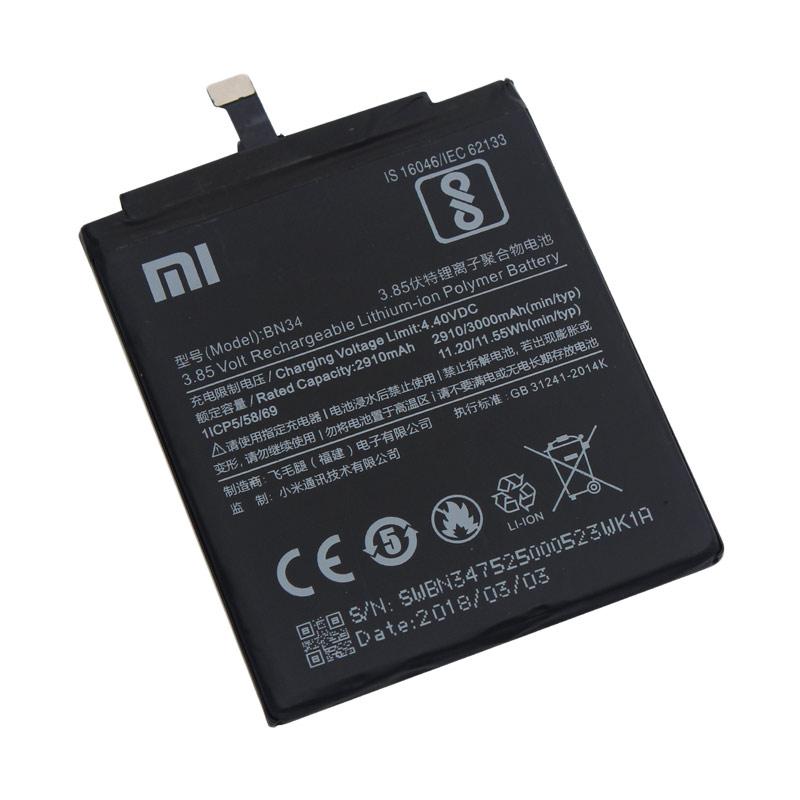 Jual Xiaomi Battery For Xiaomi Redmi 5a Bn34 Original Online Desember 2020 Blibli