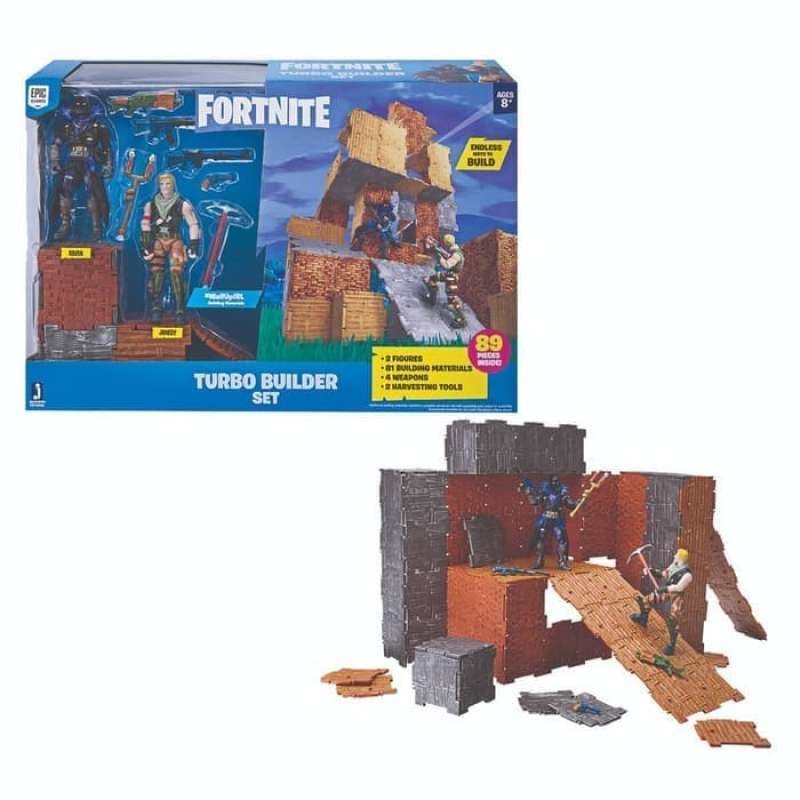 Jual Fortnite 2 Figure Pack S1 Turbo Builder Set Jonesy and Raven