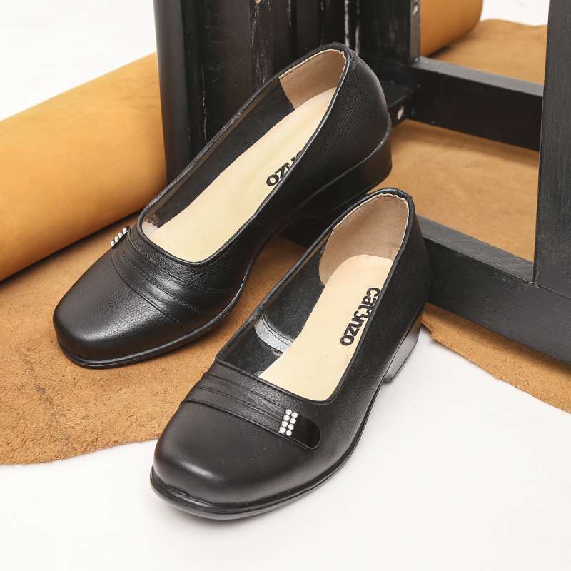 Promo Catenzo Sepatu Pantofel Formal Slip On Wanita Dm 141