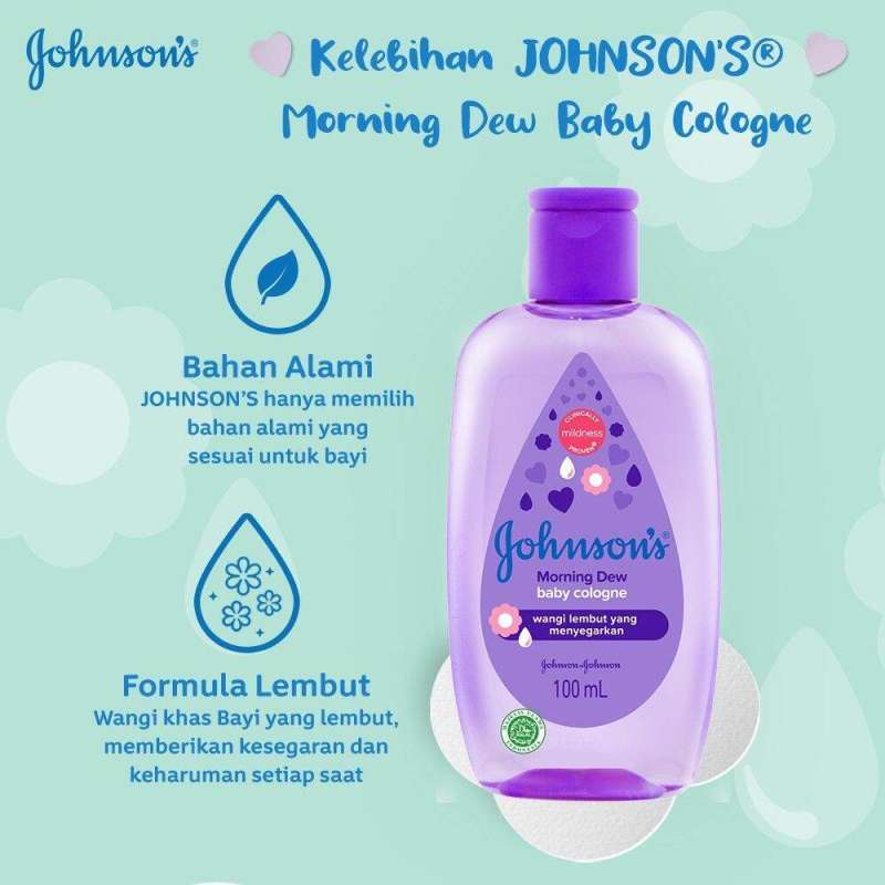 Jual JOHNSON S Morning Dew Baby Cologne Minyak Wangi Bayi 100ml