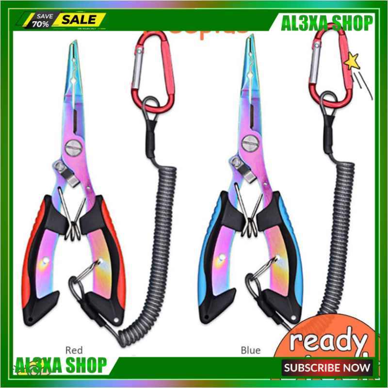 Fishing Plier Line Lure Cutter Hook Remover Stainless Steel Fishi