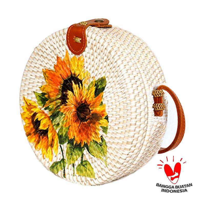 Jual Sweet Honey Boutique Bunga Matahari 3 Tas Rotan Bali