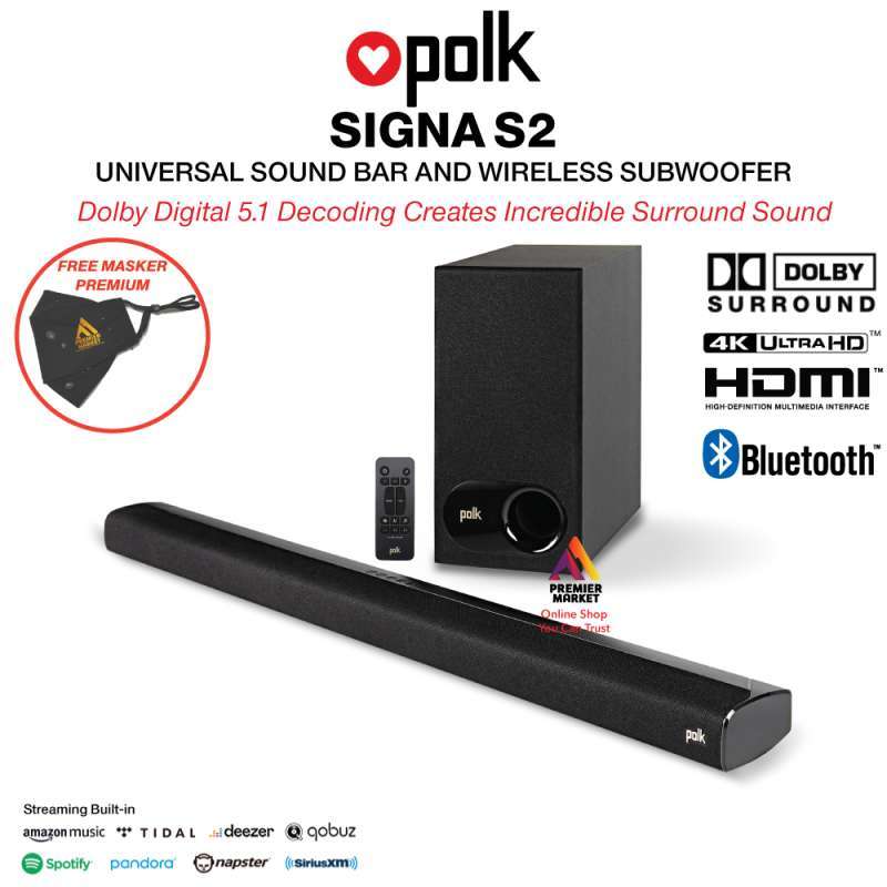 Jual POLK Audio Signa S2 Dolby Soundbar 