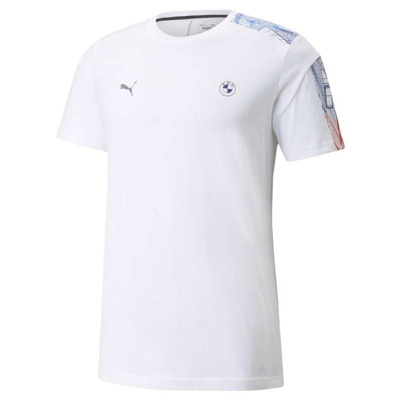 Jual Kaos Puma BMW MMS T7 Men Tee White 531183 02 Dijamin 100