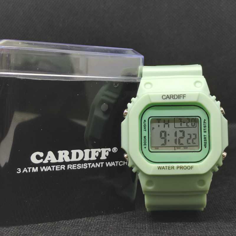 BERGARANSI Tahun Jam Tangan Wanita CARDIFF ORIGINAL DIGITAL Water  Resistance Jam Tangan Sport C34542 TERJAMIN ORI