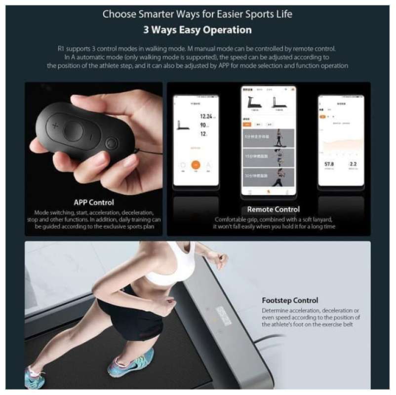 Kingsmith Xiaomi R1 PRO Treadmill Walking Pad in Fitness Tredmill