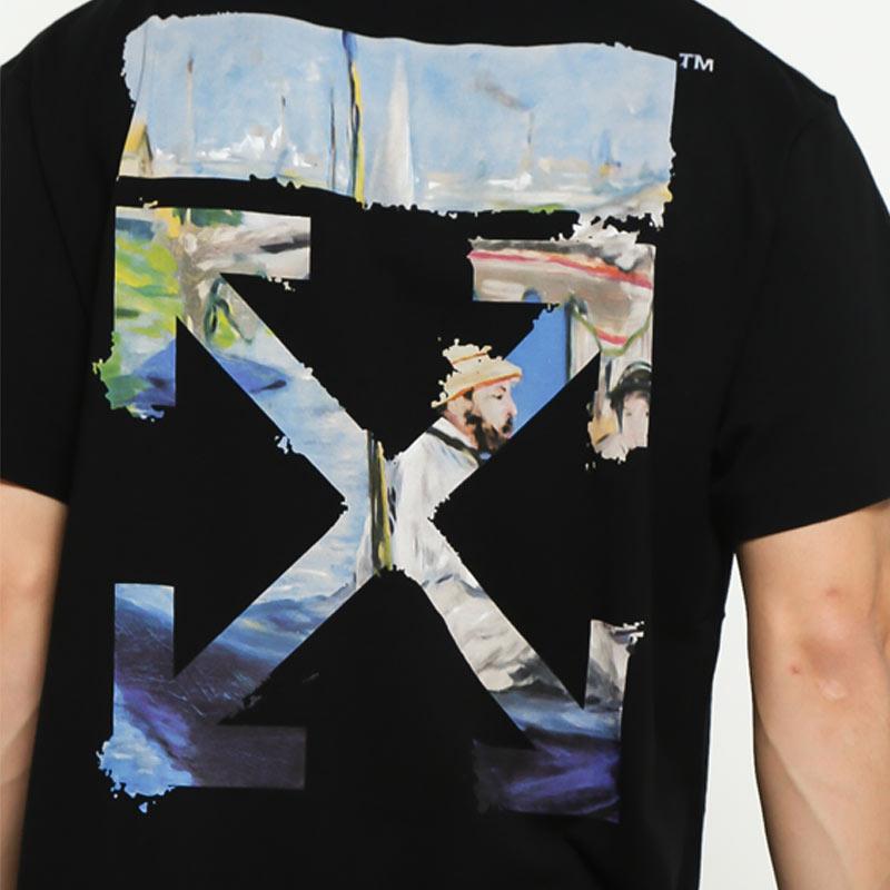 Jual Off White Colored Arrow Oversize T 