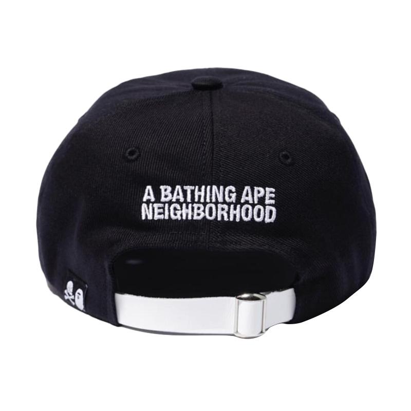 Bape x NEIGHBORHOOD Panel Cap topi Pria 