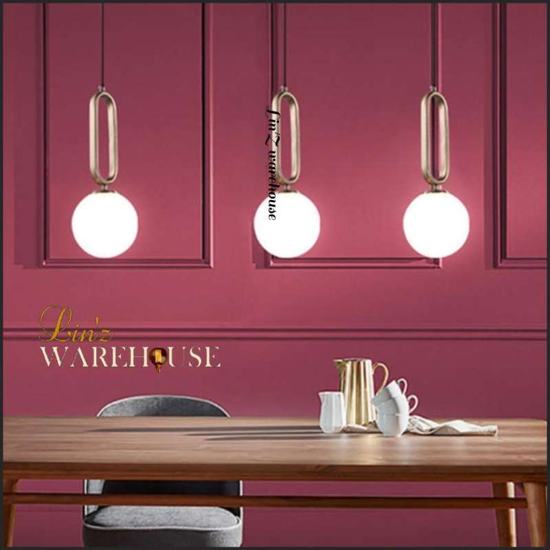 Jual Lampu gantung MODERN GOLD OVAL 