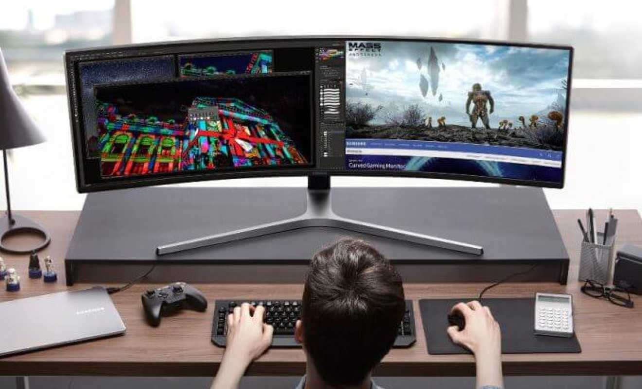 Promo Monitor Gaming SAMSUNG Curved 