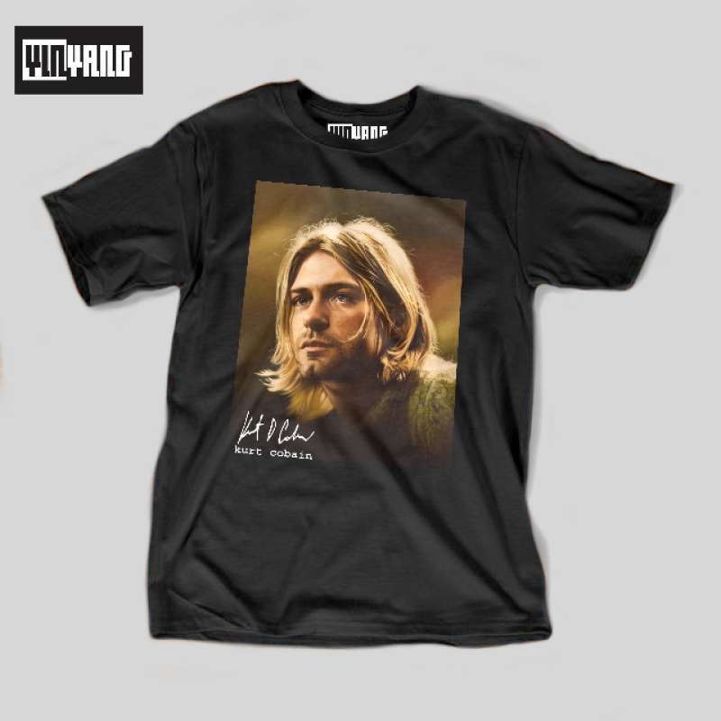 Promo T-SHIRT // KAOS BAND KURT COBAIN 