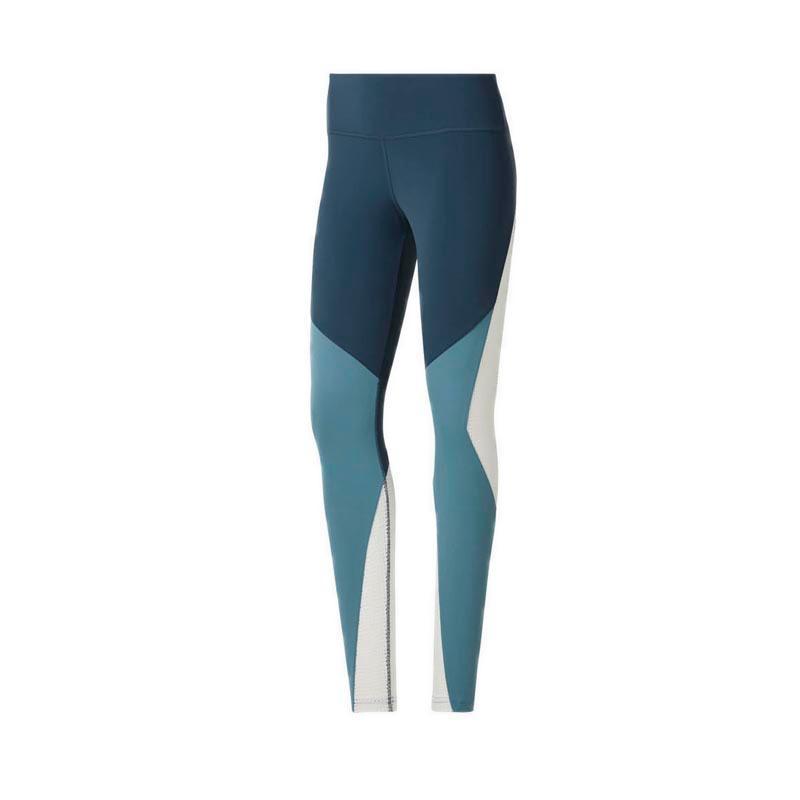 reebok lux tights color block