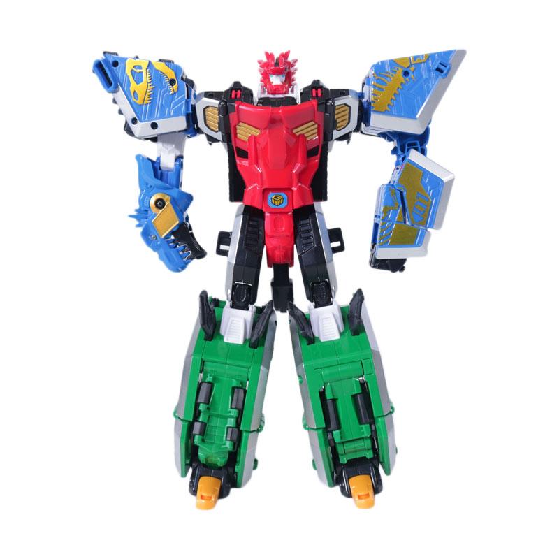 Jual Young Toys Geo Mecha Captain Dino 5 In 1 Transforming Robot