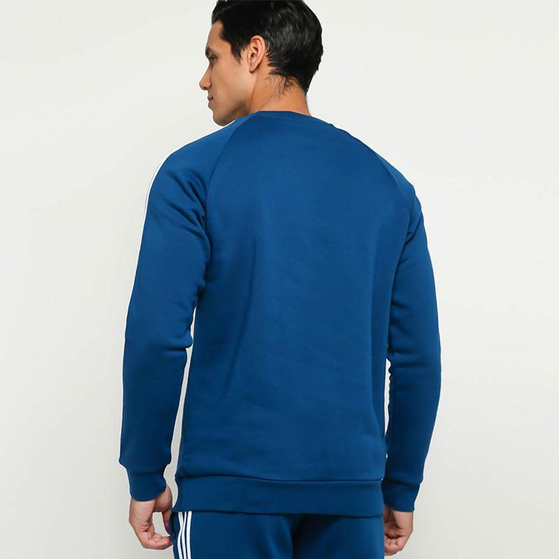 Jual adidas Originals Men 3 Stripes Crewneck Atasan Olahraga Pria