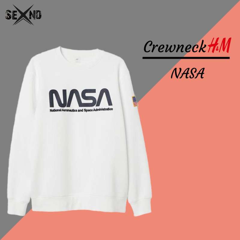 White discount nasa crewneck