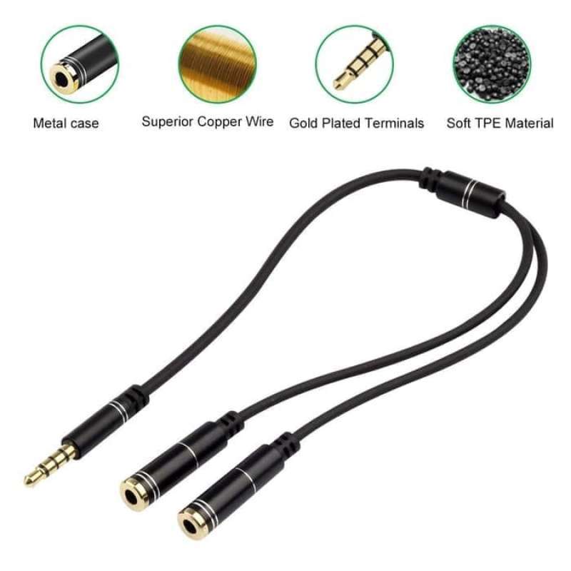 EARPHONE MIC 2IN1 STEREO CABLE 