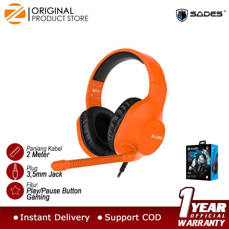 PROMO Headset | Orange Surabaya Kota ORIGINAL Spirits Jual Zipper Official Resmi Blibli - di Gaming Store Seller SA-721 - Sades Semolowaru, Toko Garansi -