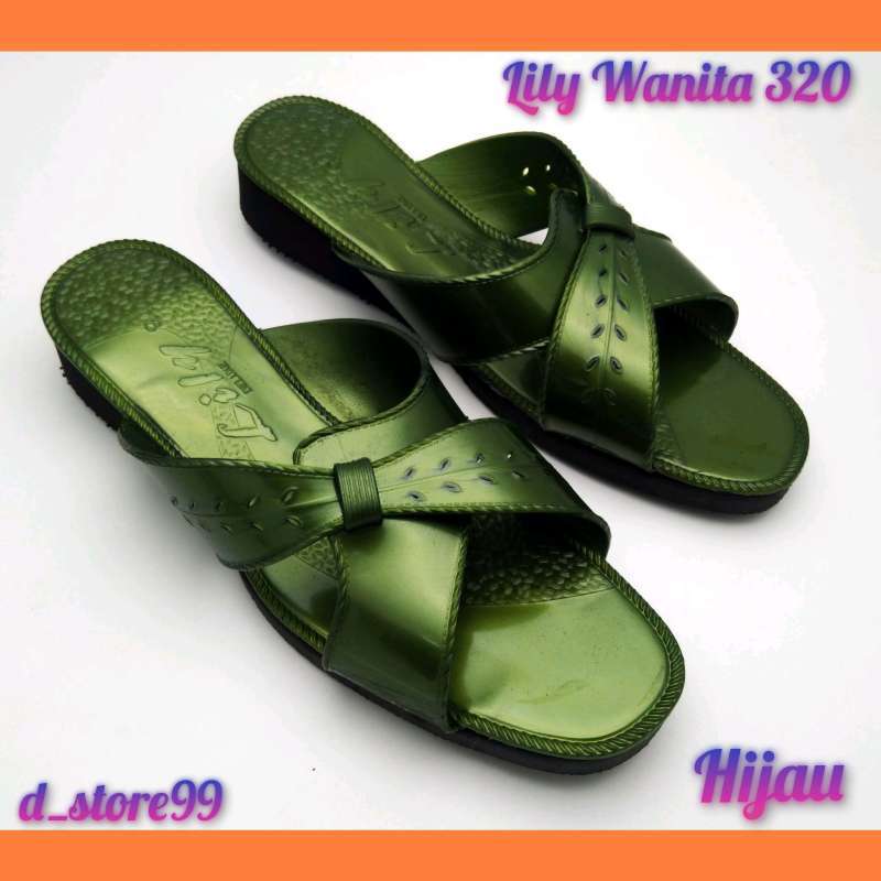 Jual Sandal Lily Wanita 320 Motif 37 Hijau di Seller D store 99