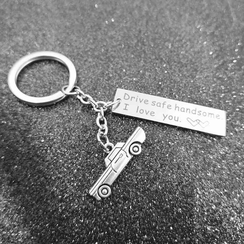YouCY Letters Keychain Lover Keychain I Love You for All That You are Letter Keychain Boyfriend Gift Husband Gift