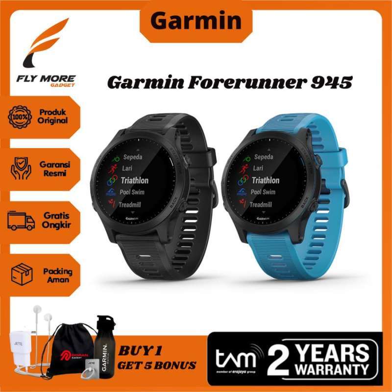 Jual Jam Tangan Smart Watch Garmin Forerunner 945 Music Smartwatch