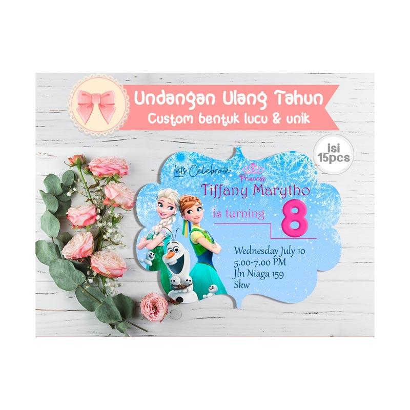 Jual Creative Printing Tema Frozen Undangan Ultah Anak Online November 2020 Blibli