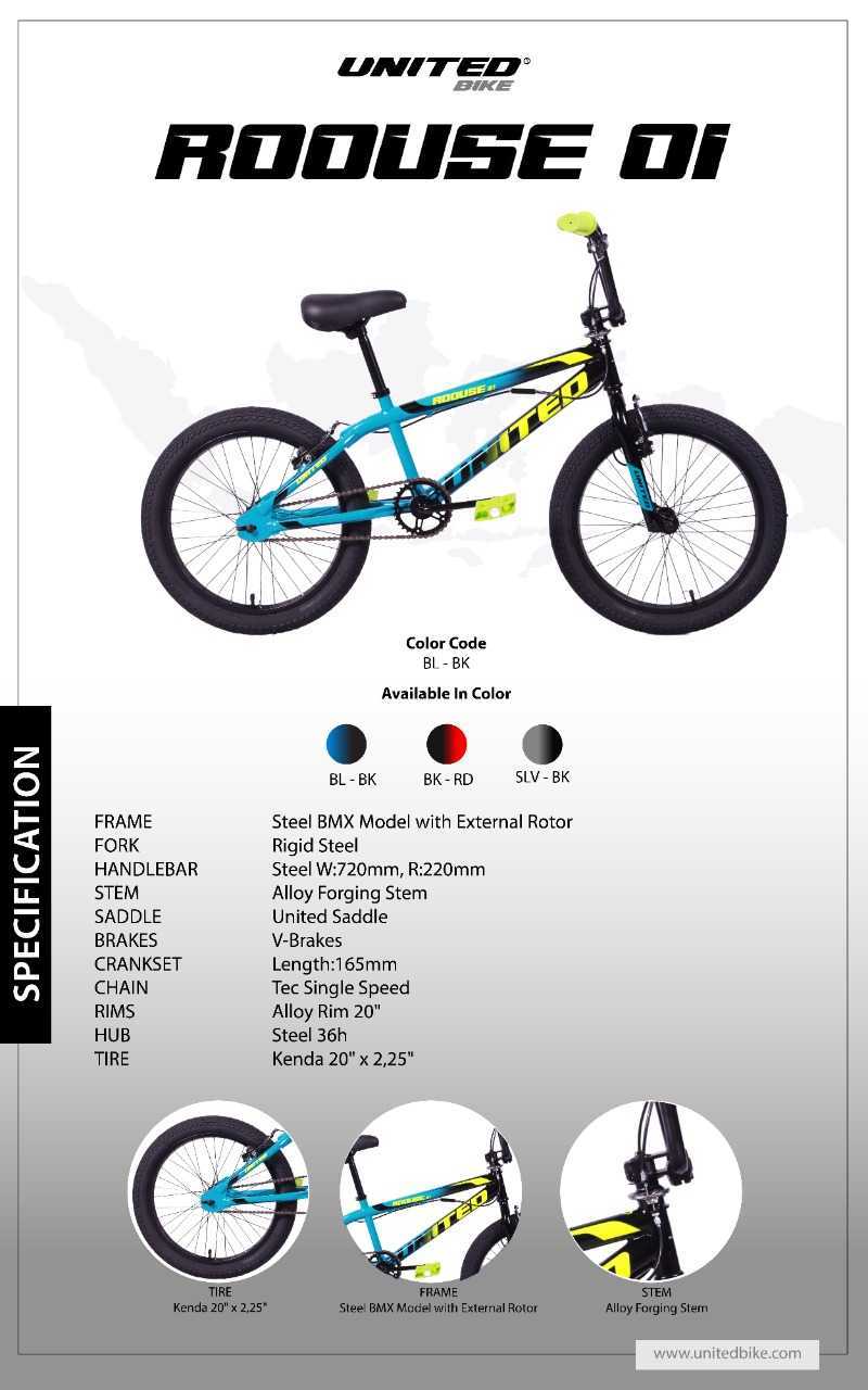 Promo Brecht Sepeda BMX 20'' BMX Roouse 
