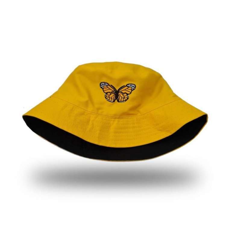 Jual Topi Bucket Hat Bordir ButterFly 