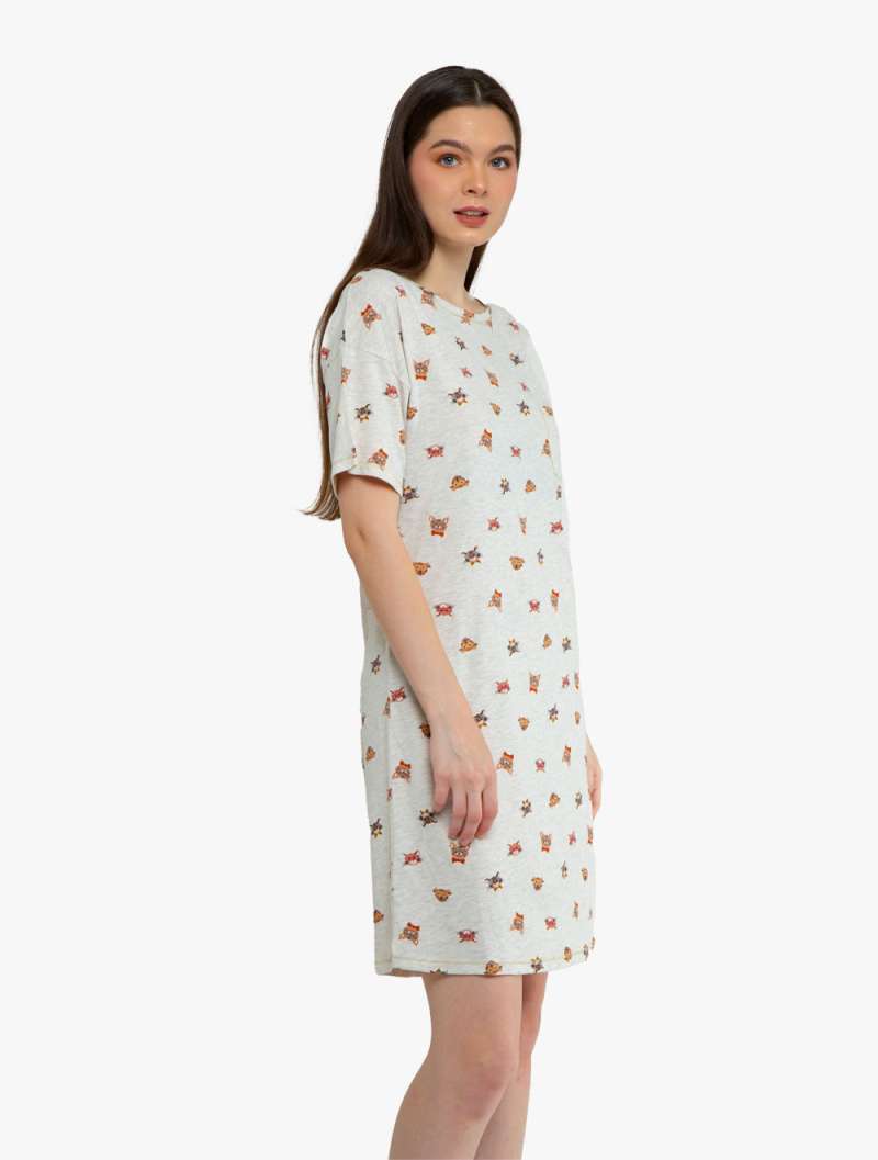 Cotton Rich Dogs And Cats Nightdress di 