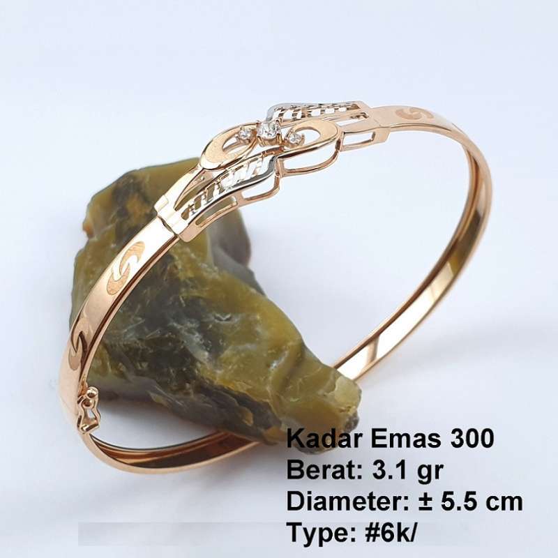 Gelang emas store charm bracelet