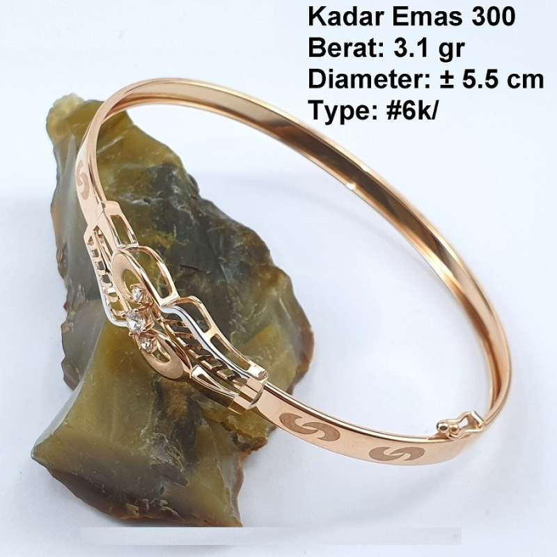 Gelang emas sales charm bracelet