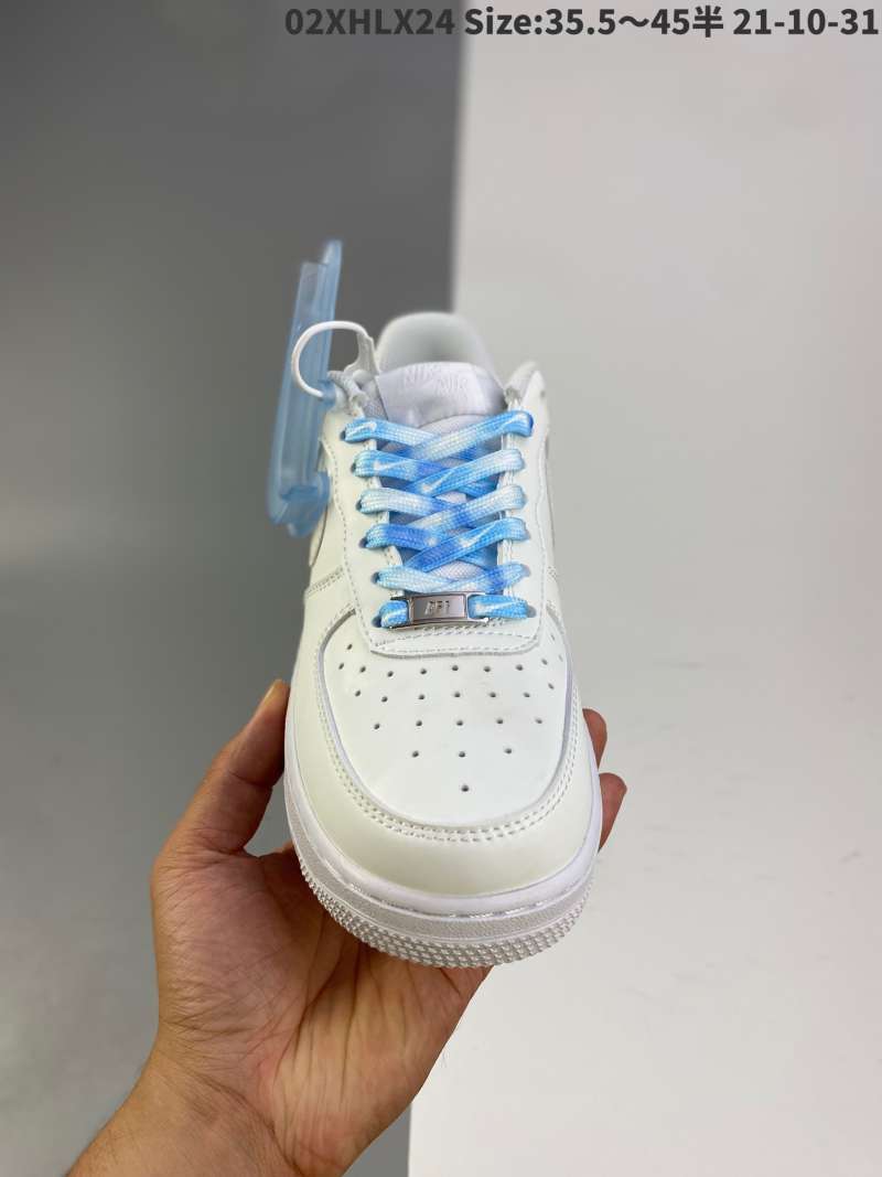 Onderling verbinden Is bijl Jual NIKE Wmns NIKE Air Force 1 Low quot UV White/University Blue Pack quot Air  force classic low top versatile casual sports board shoes white blue all -  38 di Seller Li