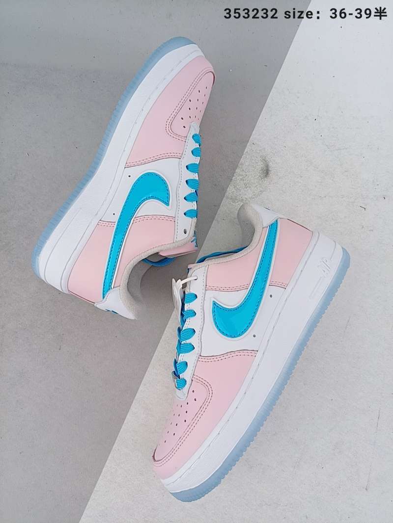 Jual Nike Air Force 1 low Blue Pink 