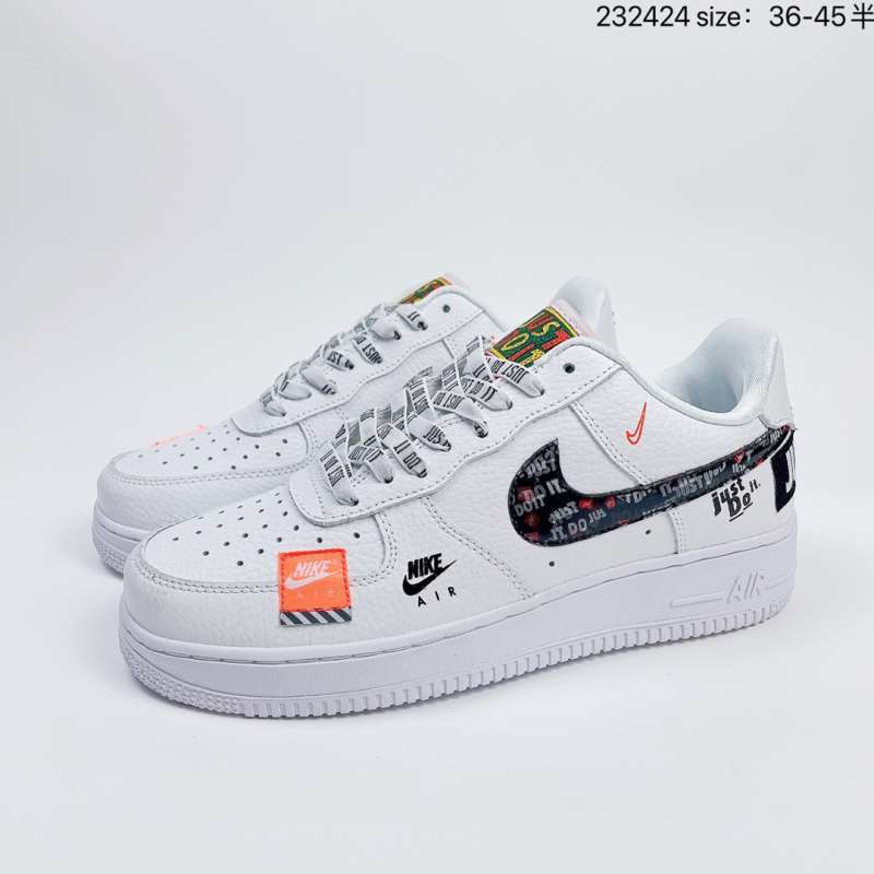 Jual NIKE Air Force 1 just do it logo and Air Force 1 low top board shoes  ar7719 - 36-45 are mainly white and decorated with several swoos di Seller  SNK souxing shop - | Blibli